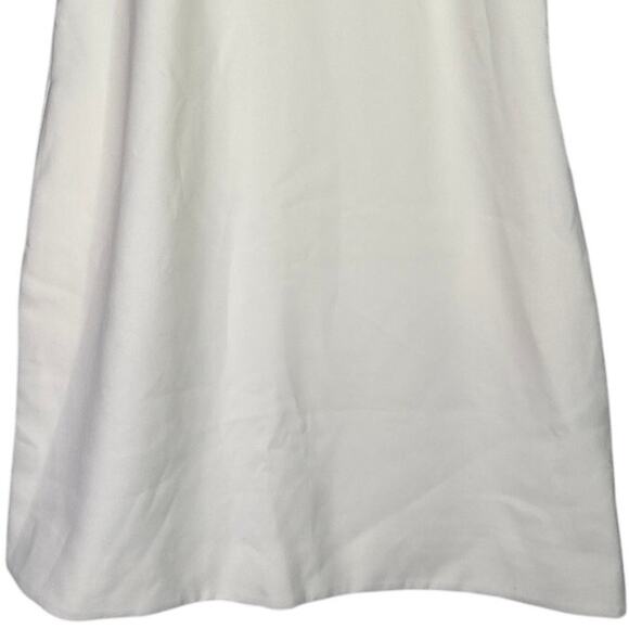 J. Crew Lace Cap Sleeve Knee Length Shift Dress Pockets Back Zip Lined 4 Ivory - Picture 3 of 15